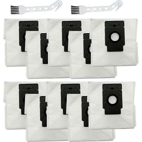 Accessoires pour aspirateur robot 360 S8 et S8 PLUS : sac à poussière en tissu non tissé, pièces de rechange et brosse (1/5)