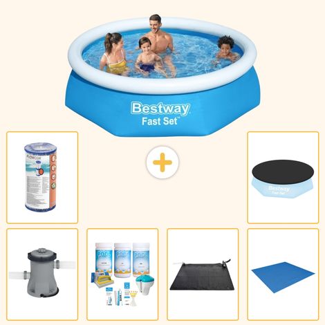 Bestway Bestway Fast Set Ronde - 244x61 cm - 7-pièces S21398 (1/5)