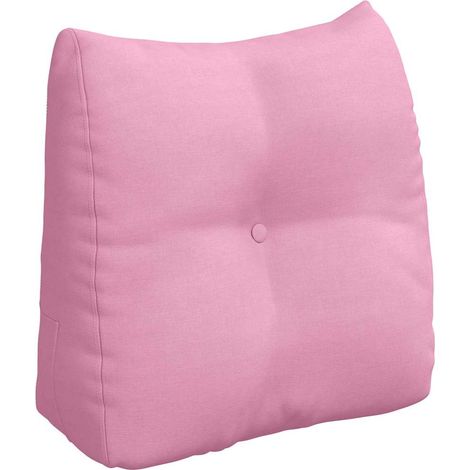 Coussin de Dos Rose 45 x 24 x 50 cm tissu (1/5)