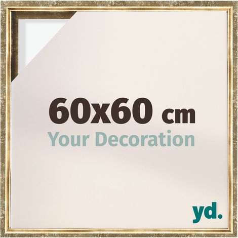 Your Decoration - Cadre flottant - Or Antique - Cadre en caisse américaine pour toile sur chassis - MDF - Lyon (1/5)