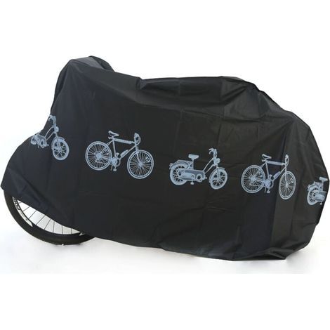(Noir)Housse de protection imperméable pour vélo, 200X100cm Protection pour vélo Anti Poussière, voiture électrique (1/4)