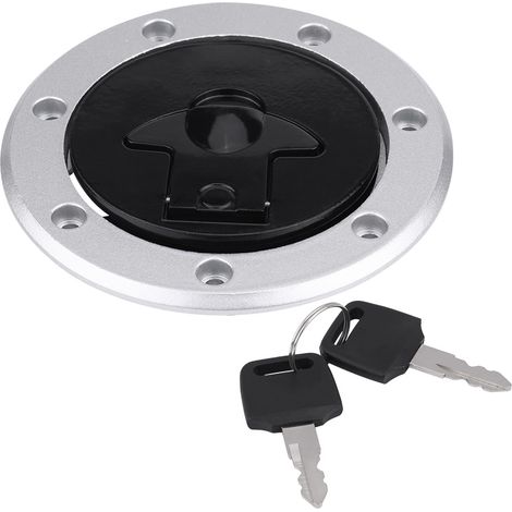 Bouchon de réservoir d'essence pour Kawasaki ZXR750, ZX-11, ZZR1100, ZX1100, GPZ1100, avec 2 clés. (1/5)