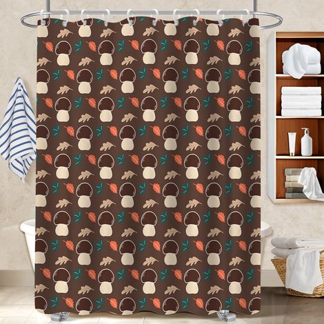 Rideau de douche en polyester 180x180 original bâche de douche pour rafraîchir sa salle de bain (1/5)
