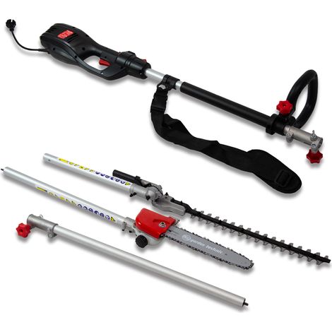 Elem Garden Technic – Scie à ébrancher – Taille haies sur perche 1010W – Longueur de lame 460 mm – Capacité de coupe 20 mm – Tête orientable 12 positions (1/5)