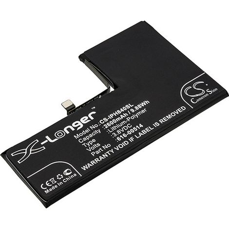 NX - Batterie téléphone, smartphone, GSM pour iPhone XS 3.8V 2642mAh - 616-00514 (1/2)