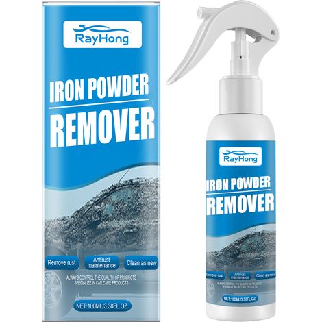 Spray antirouille en poudre de fer RAYHONG pour voiture - Nettoyage doux, prévention et élimination de la rouille, accessoires auto, 100 ml (1/5)