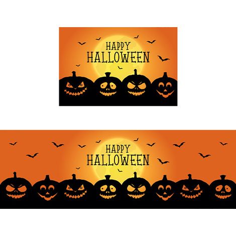 Halloween-Küchenmatten, 2er-Set bequeme Küchenmatten und Teppiche (1/2)