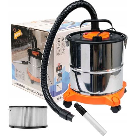 Aspiradora de cenizas de chimenea HEPA 20L 800W 78870