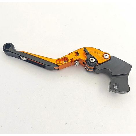 Accessoires pour motos KTM RC125/200/390 Duke 250 : poignée de klaxon d'embrayage modifiée, biellette de direction (orange) (1/5)