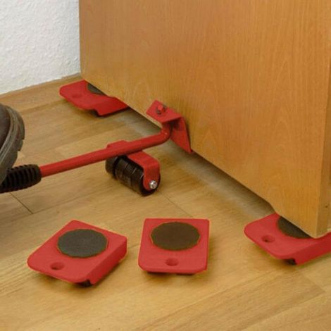 Kit de levage et déplacement meubles lourds, patins manutention, (1/3)