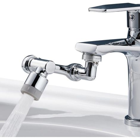 Rotation Multi-angle Mousseur Robinet Economie Eau, Economiseur D'eau pour Douche Robinet, Extension Filtre Embout Robinet, Douchette Adaptable sur Robinet, Aérateur M20 M22 M24 Cuisine Salle De Bain (1/5)