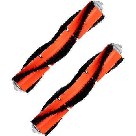 2x Trade-Shop Hauptbürste / Borstenbürste Ersatz 198mm lang für viele Xiaomi Saugroboter wie Roborock S5 Max S6 Pure S50 S55