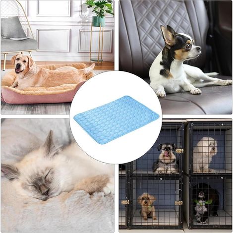 Réfrigérant Almohadilla Générique pour Perros Frio de Seda para Perros en Interior, Verano Transpirable Suelo Coche Sofá Perrera Patio Balcón Playa, 6250 cm (1/5)