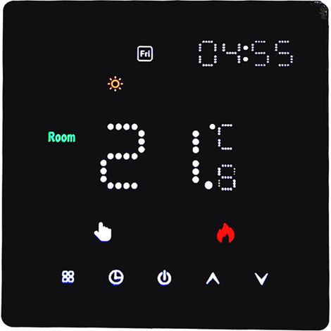 Thermostat de chauffage au sol intelligent Wi-Fi Tuya IP20, thermostat de chauffage au sol électrique 16 A, programmation 5+2/6+1 jours (1/5)