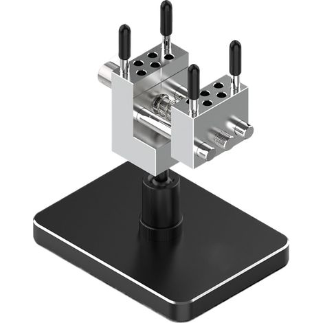 Étau De Table Perceuse à colonne portative pour établi de métallerie et Étau Portable 2-en-1 Pour Le Travail Du Bois Et Du Métal, En Atelier Ou Garage, Bricolage, Serrage, Fixation, D (1/5)