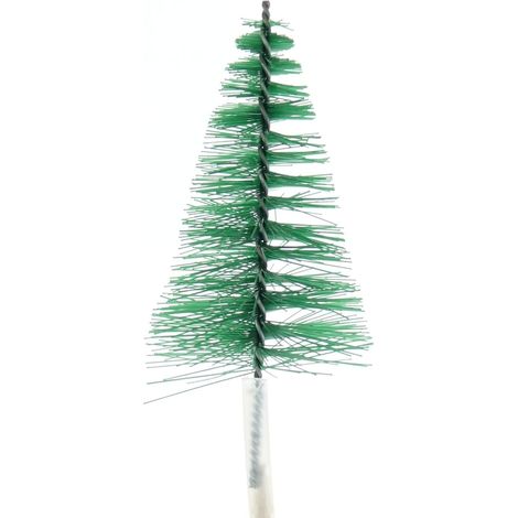 SCHEULEN Weihnachtspflanzenstecker Tannenbaum Grün 7 cm - Metall & Kunststoff