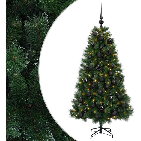 Albero di Natale artificiale con palline 120 cm 150 LED vidaXL (1/5)