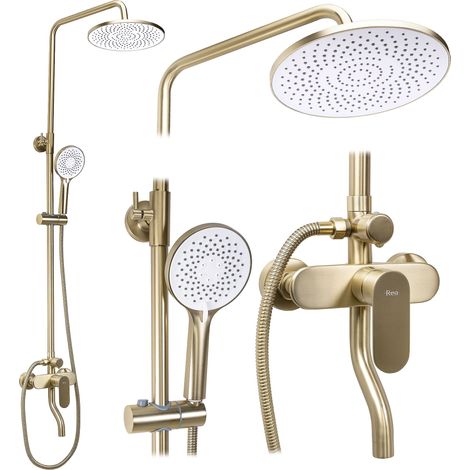 DUSCHSET REA DROP BRUSH GOLD