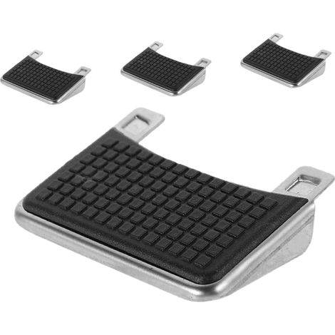 Set of 4 Replacement Plastic Pedal for Waste Bin Kitchen Waste Bin Foot Control Mechanism Accessory Adaptable to Round Bins (1/5)