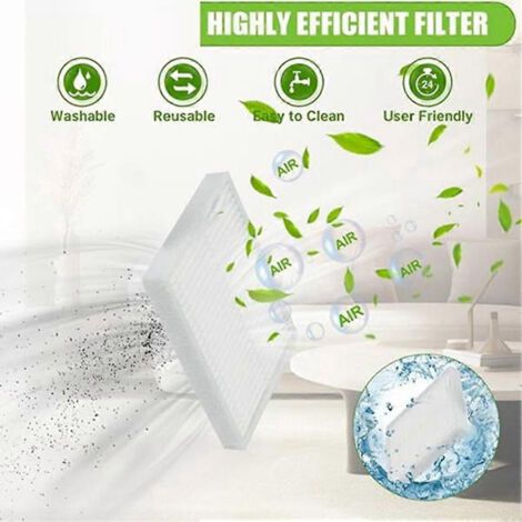 NALOOKAMIC Pièces de rechange pour aspirateur Xiaomi S20 D106 E12 E10 B112 : brosse latérale principale, filtre HEPA et chiffon de nettoyage. (1/4)