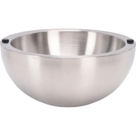 Bol mélangeur en acier inoxydable 304, Double couche isolée pour salade avec 2 trous d'injection d'eau, fruits pour cuisine Restaurant L