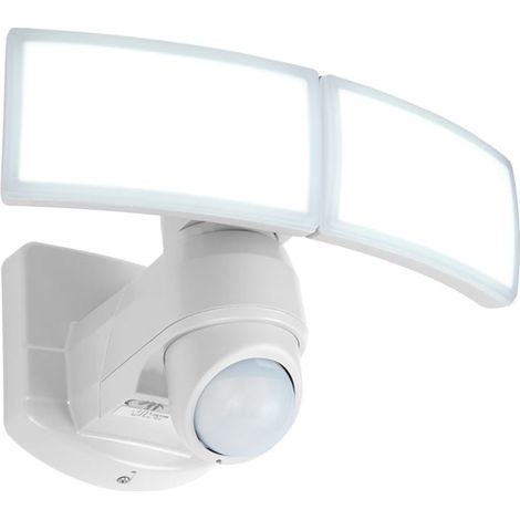 Applique extérieure LED 19W avec détecteur de mouvement – Éclairage blanc froid 1200 lm – Protection IP54 pour extérieur – Alimentation 230V – Lutec (1/5)
