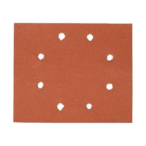 DEWALT DT3030-QZ - Sandpaper 1/4 feuille 115x115mm perforé grain 40 8 trou Circulaire (25 unité )