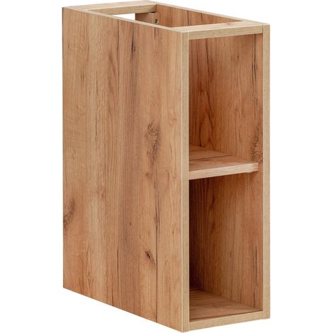 Wandzubehör NALYA 57 cm – Helles Eichenholz – Hängendes Zusatzelement für Waschtischunterschrank