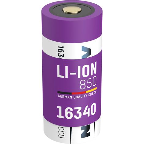 ANSMANN Li-Ion Akku 16340 3,6V, 1 Stück, RCR123