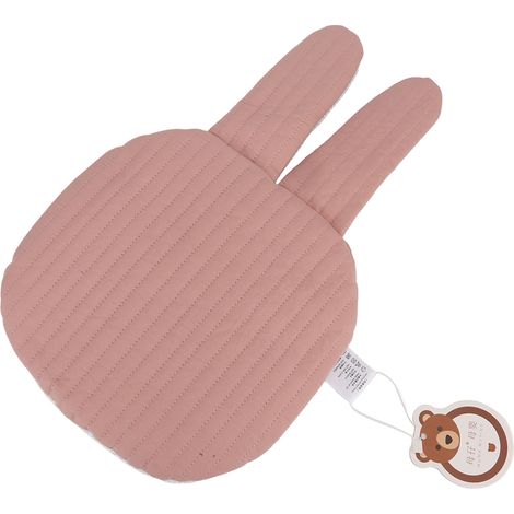 Coussin de sommeil pour bébé en coton, forme lapin, respirant, doux, portable, motif dessin animé, coussin d'allaitement pour nourrisson, 39 cm (1/5)