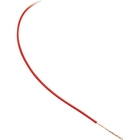 BKL Electronic 1501016/10 Litze LiY 1 x 0.14 mm² Rot 10 m