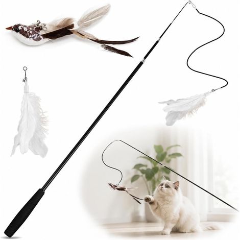 Jouet Chat Oiseau Volant, ouet Chat Interieur, Jeux Chat Appartement (1/5)