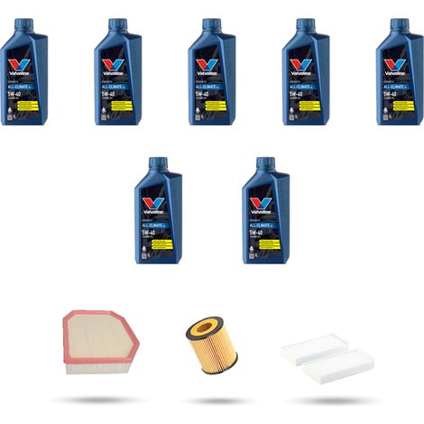 Kit tagliando 3 FILTRI e 7L OLIO compatibile con Bmw serie 5 (F10, F11, F18) 530i 190kw dal 2013 (1/5)
