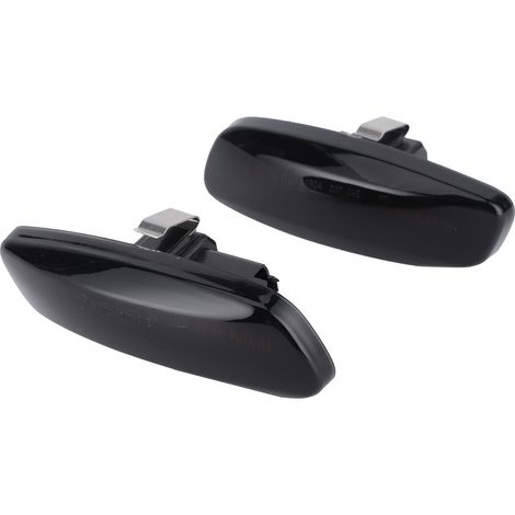 Lot de 2 feux de position latéraux à LED avec clignotants intégrés, compatibles avec Peugeot 207, 308, 408, 3008 et 5008 (teinte fumée). (1/5)