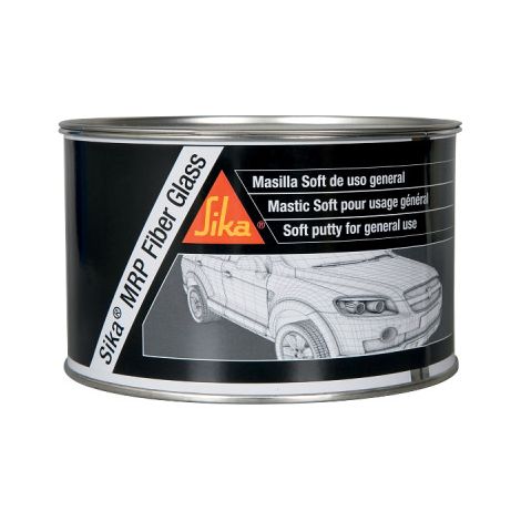 Masilla de fibra de vidrio para chapa metálica - SIKA MRP Fibra de vidrio - Gris - 2kg