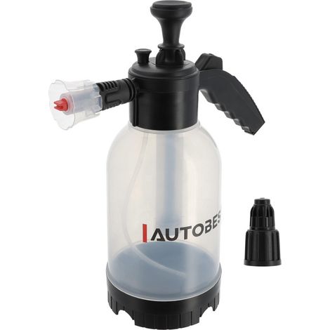 Pulvérisateur à pression 2 litres - 2 buses lavage et propulsion de mousse