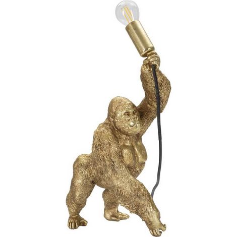 Lampada da tavolo decorativa in resina Gorilla (1/5)