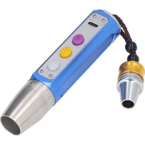 3-LED-Jade-Identifizierungslampe, ultrahelle Taschenlampe für Diamanten- und Edelsteinexperten, hochhelle Multifunktions-Taschenlampe (mit eingebauter Batterie, Steuerung: blau) (1/5)