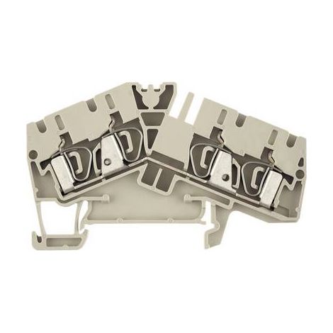 Bloc de jonction de passage Weidmüller ZDU 2.5-2/3AN 1706010000 beige foncé 1 pc(s) (1/2)