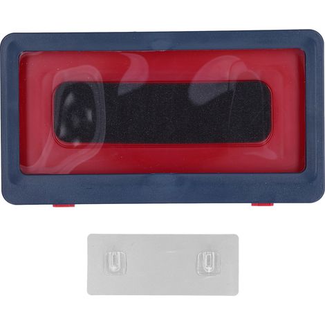 Wasserdichte Wandhalterung für Smartphone und Tablet, Duschaufbewahrungsbox mit Touchscreen, Schutzhülle fürs Badezimmer (inkl. 1 Aufkleber) – Blau (1/5)