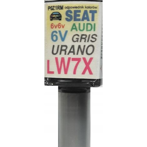 Retoque de pintura para Seat Audi LW7X gris urano PARA ARAÑAZOS (1/5)