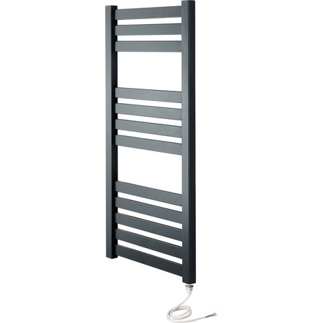 Algarve (Vas) Electric Anthracite Heated Towel Rail 500 x 1165mm (1/3)
