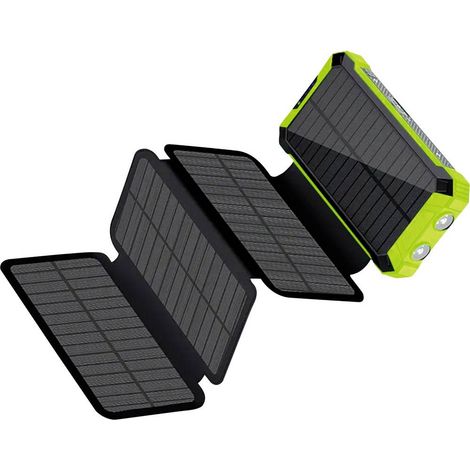 RealPower REALPOWER PB-20000 Solar Power bank 20000 mAh Verde (1/2)