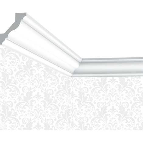 Corniche plafond Cimaises et plus C15 - 4,5x4,1x200cm (h x p x L) - moulure déco