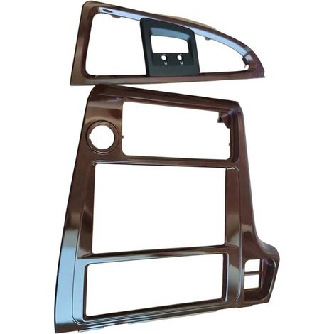 Cubiertas para las rejillas de ventilación del salpicadero/cubiertas para el panel de control del aire acondicionado para Nissan Pathfinder e Infiniti QX4 de 2001-2004, con acabado en imitación madera