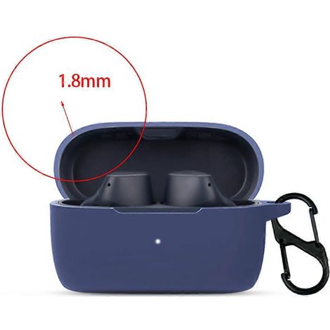 Étui de protection antichoc en silicone pour Jabra-Elite 3 : protection anti-rayures et antidérapante. (1/4)