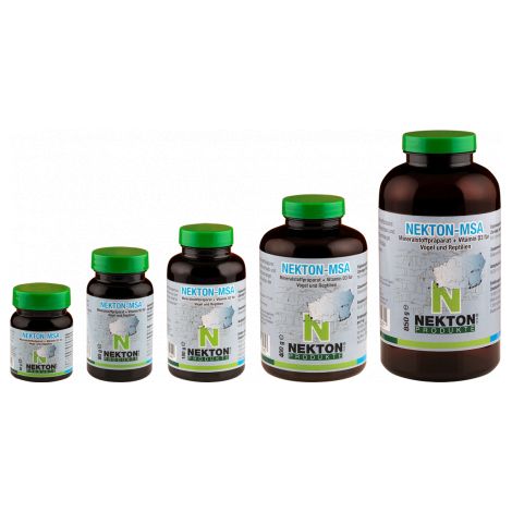 Nekton MSA 180g - minerales altamente absorbibles para loros, reptiles, anfibios y petauros (1/4)