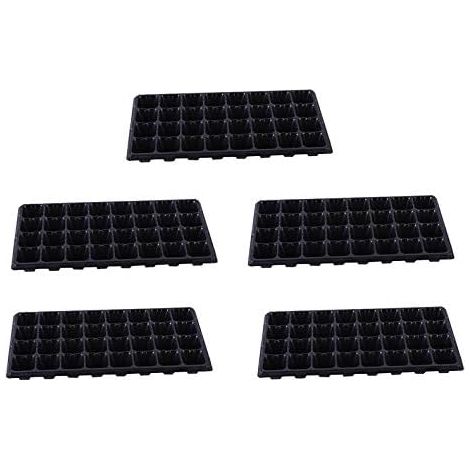 5/10 Godets De Semis en Grille Bac à Semis,32 Trous Plateau De Germination, Mini Serre pour Plantes, Plaque Frontale Biodégradable Boîte De Pépinière De Pulpe De Jardinage (5PC) (1/5)