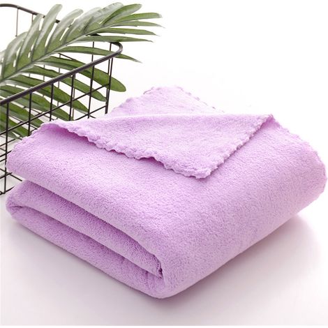 Serviette De Bain - 70 x 140 cm - Coton 100 % - Pour Salle De Bain Et Spa - Lot De 1 (1/4)