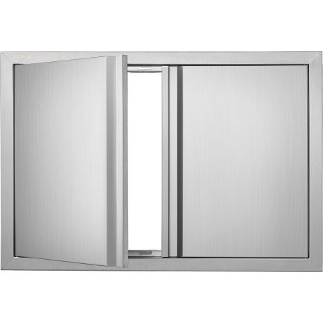 Porte d'Accès pour Barbecue Double Porte de Cuisine Extérieure (1/5)